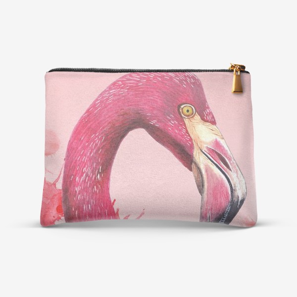 Косметичка «Розовый фламинго»