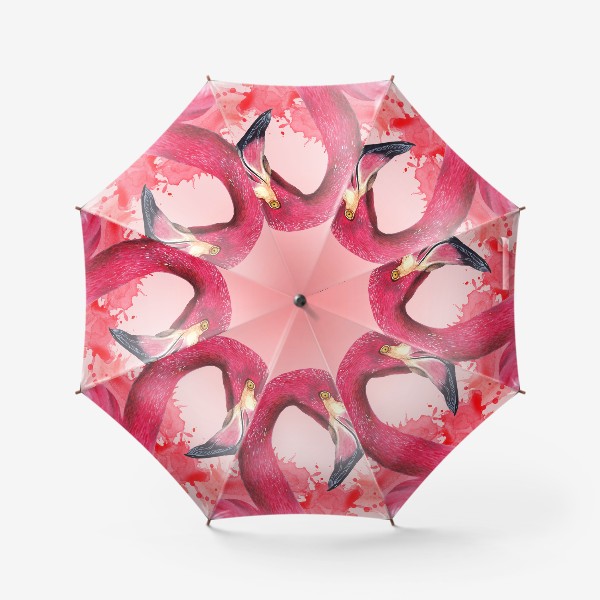 Зонт &laquo;Розовый фламинго&raquo;