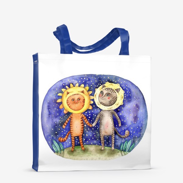 Сумка-шоппер «Солнце и Луна»
