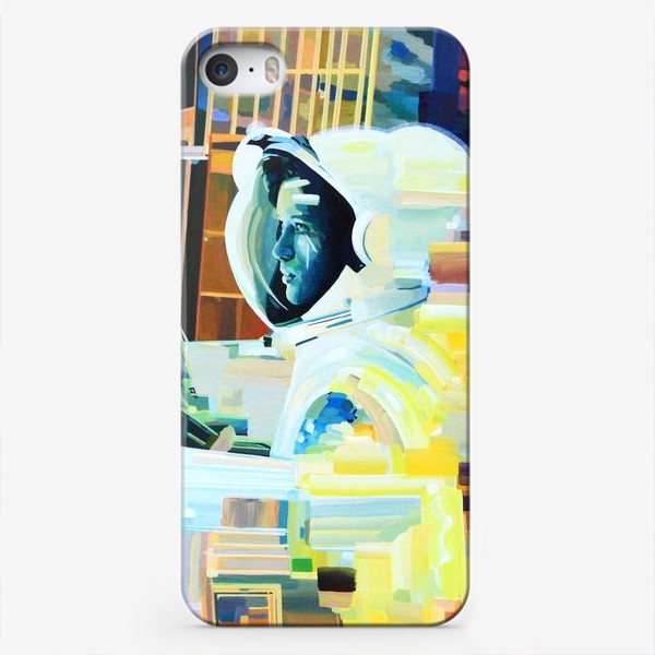 Чехол iPhone «Освоение космоса, лист №1»
