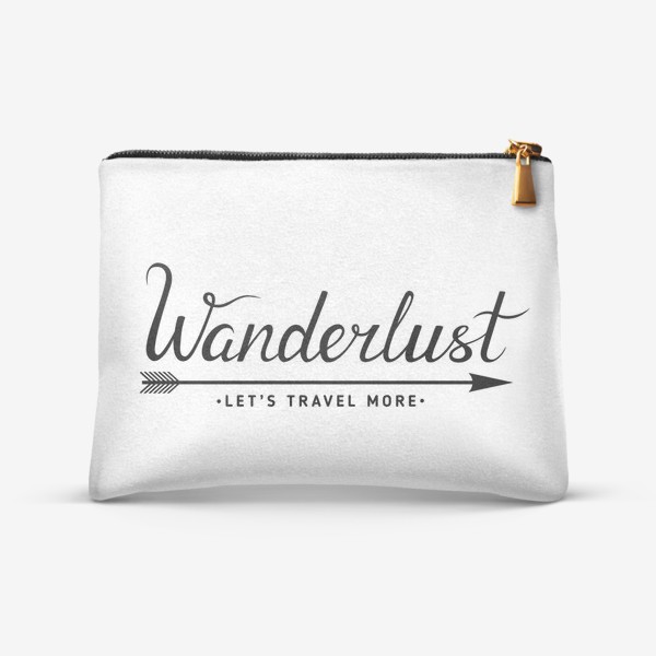 Косметичка «Wanderlust. Let's travel more»