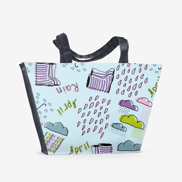 Пляжная сумка &laquo; Апрельский дождь&raquo;