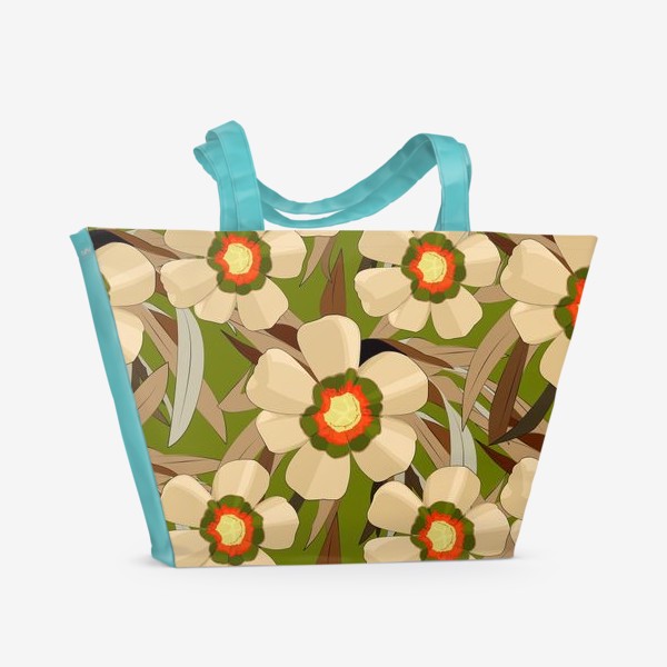 Пляжная сумка «Австралийская флора»
