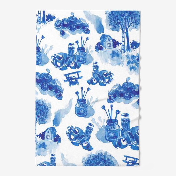 Полотенце «Лето в синих тонах»