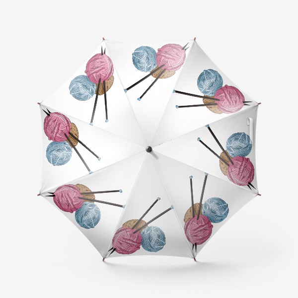 Зонт «Клубок со спицами»