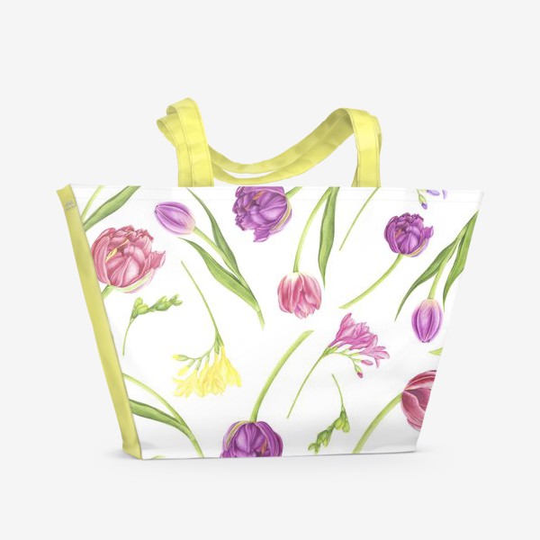 Пляжная сумка &laquo;Весенние цветы&raquo;