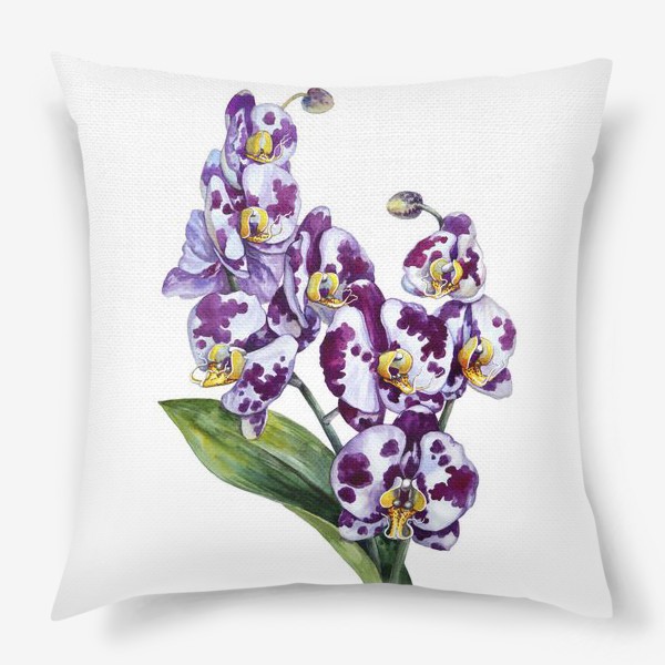 Подушка «Пятнистая орхидея»