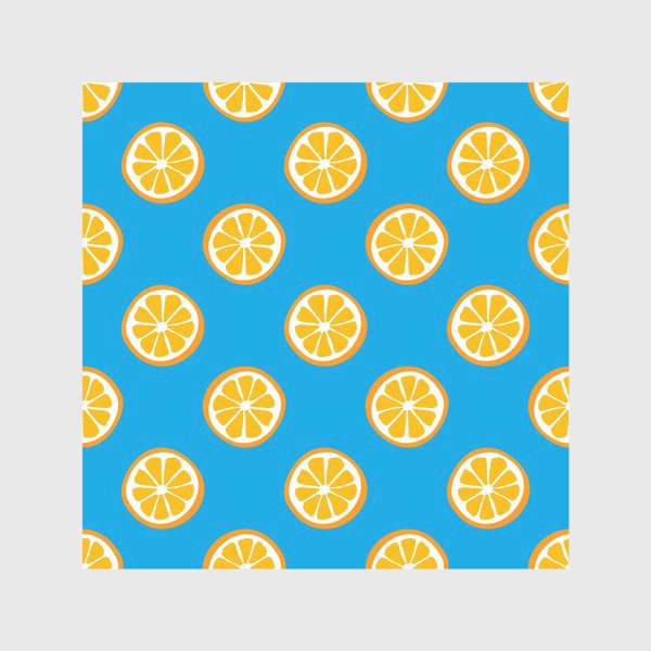 Скатерть «Апельсины на синем фоне»