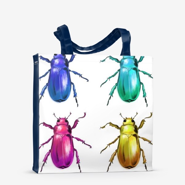 Сумка-шоппер «Яркие жуки»