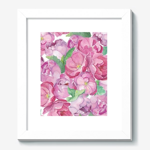 Картина «Flower Power (pink peonies&roses)»