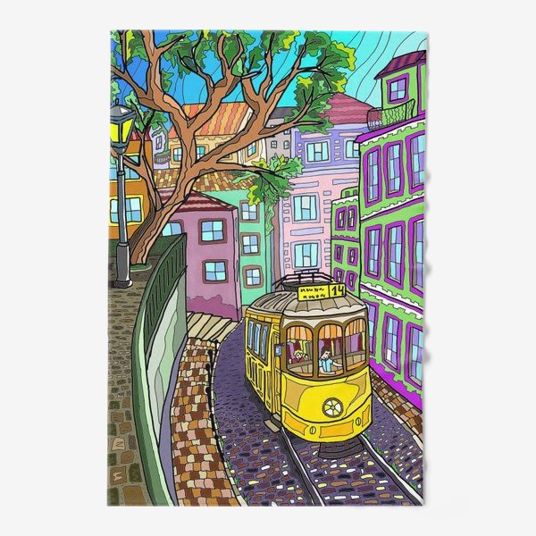 Полотенце «Желтый трамвай»