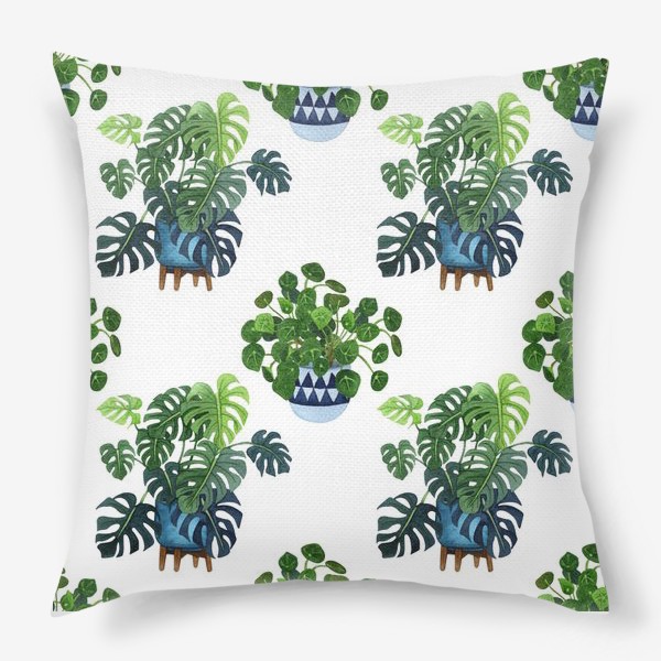 Подушка «Тропические растения»