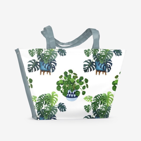 Пляжная сумка «Тропические растения»