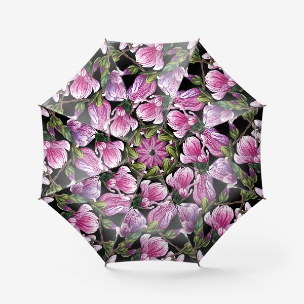 Зонт «Цветы магнолии»