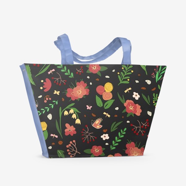 Пляжная сумка &laquo;Лесные цветы&raquo;