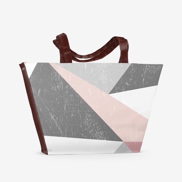 Пляжная сумка «Скандинавская геометрия»