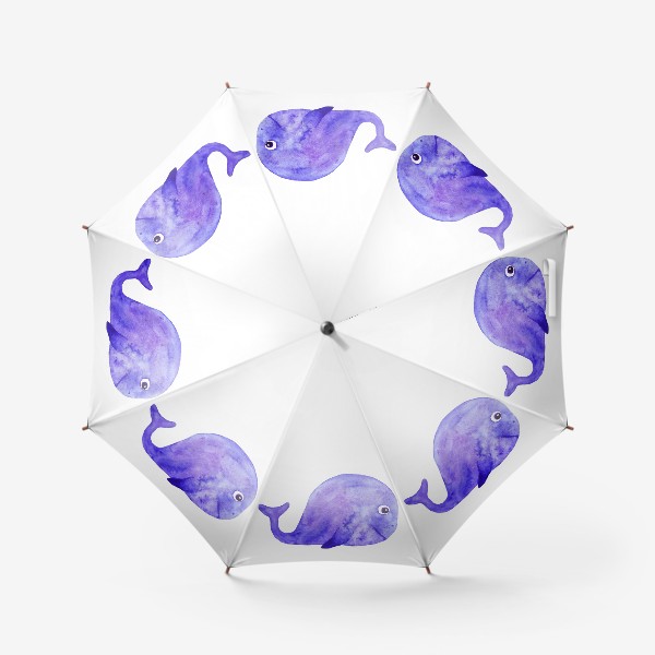Зонт «милый кит»