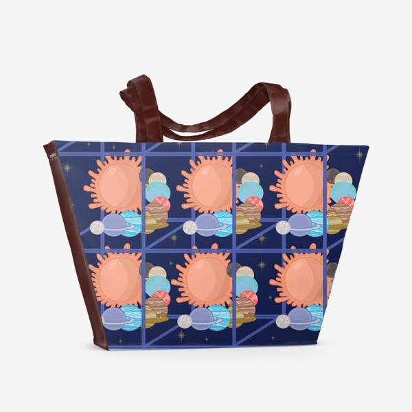 Пляжная сумка «Параллельные вселенные»