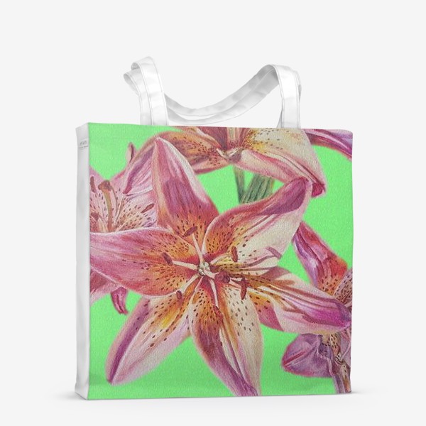 Сумка-шоппер «Садовые лилии»