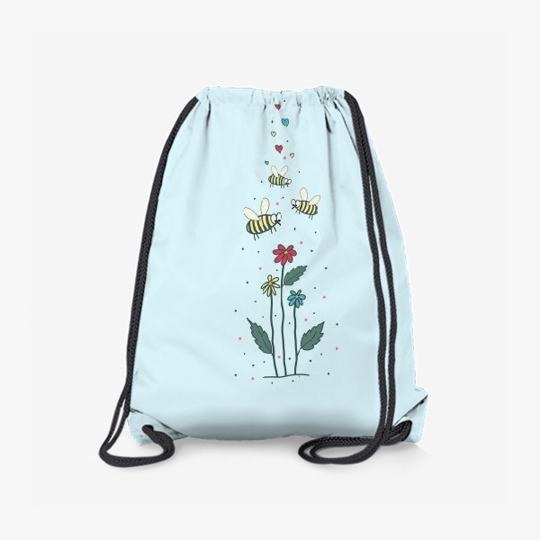 Рюкзак «Лето, пчелки и цветы»