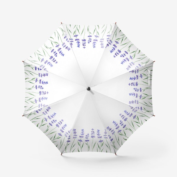 Зонт «Веточки лаванды»