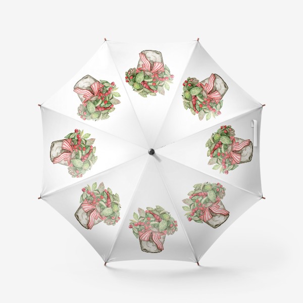 Зонт «Цветок в горшочке»
