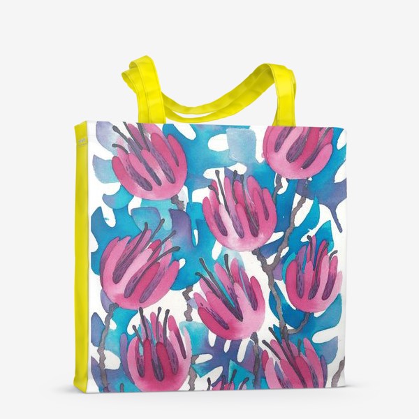 Сумка-шоппер «Экзотические цветы»