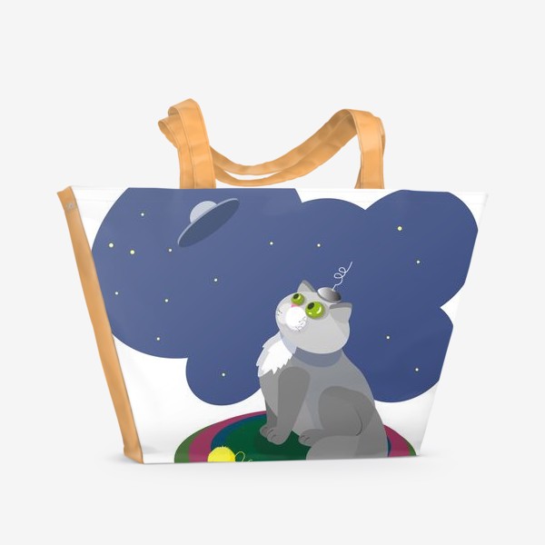 Пляжная сумка «UFO CAT»