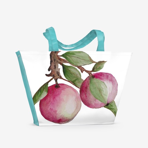 Пляжная сумка «Яблочки»