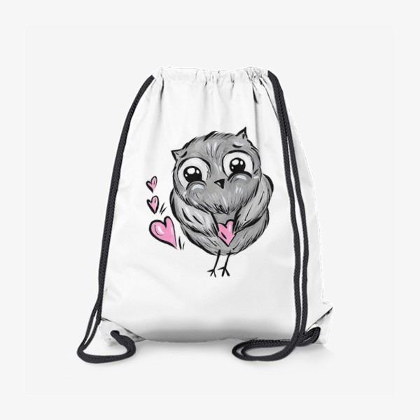 Рюкзак «Сова с сердечками»