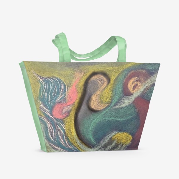 Пляжная сумка «Космос любви »