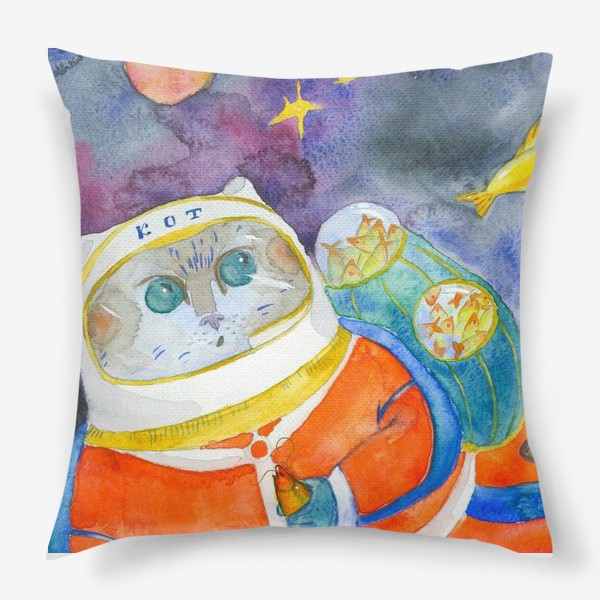 Подушка «Космический кот»