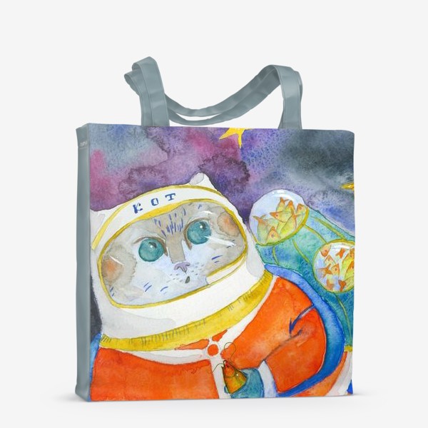 Сумка-шоппер «Космический кот»