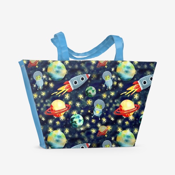 Пляжная сумка «космический паттерн»
