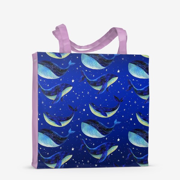 Сумка-шоппер «whale pattern»