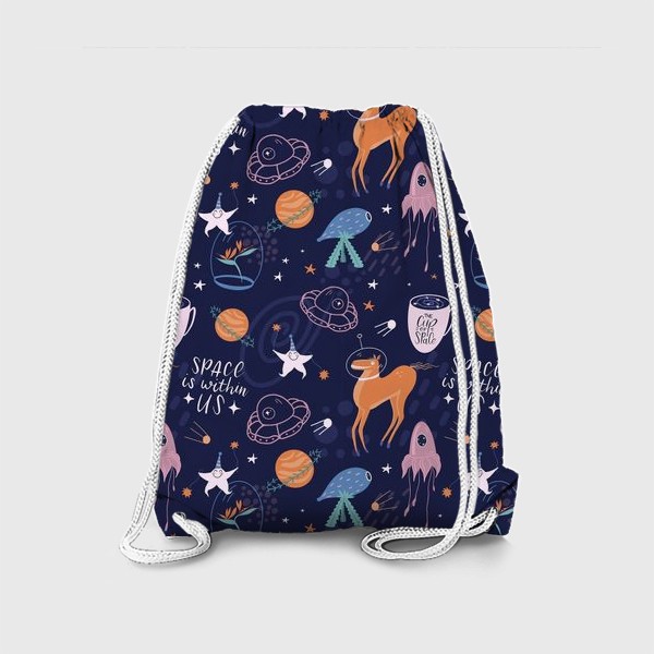 Рюкзак «Цветочный космос»