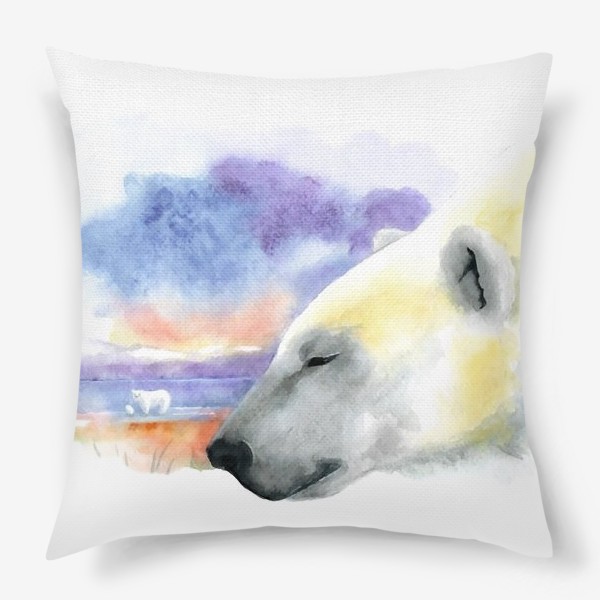 Подушка «Белый медведь»