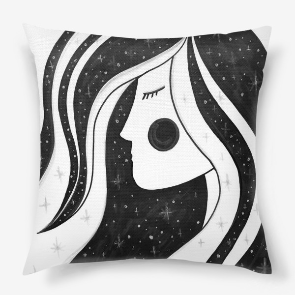 Подушка «Космос в волосах»