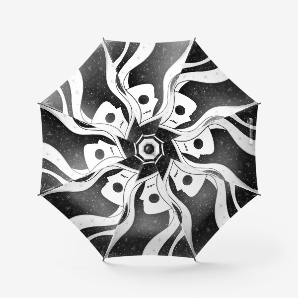 Зонт «Космос в волосах»