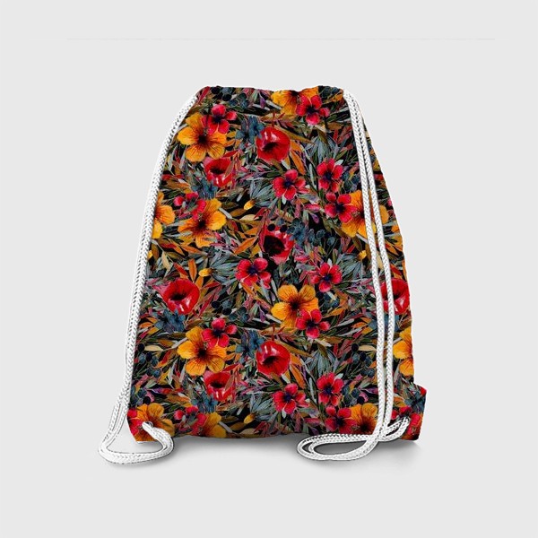 Рюкзак «цветочный принт»