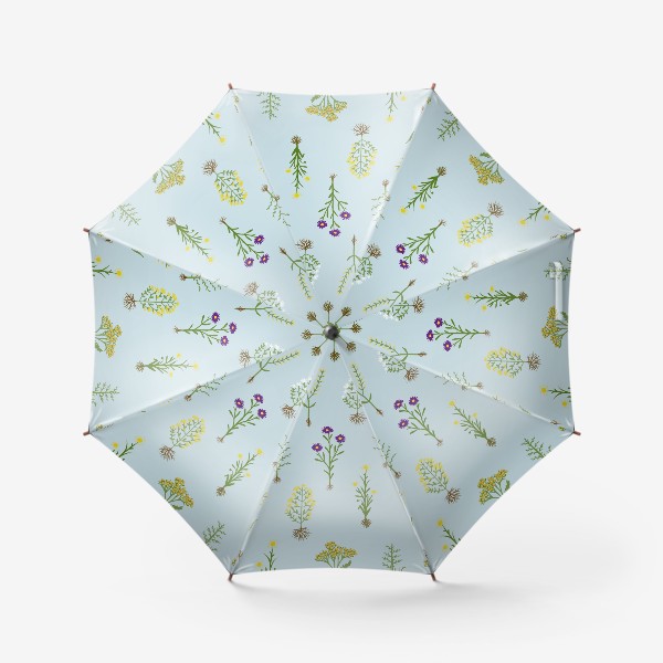 Зонт «Растительный паттерн»