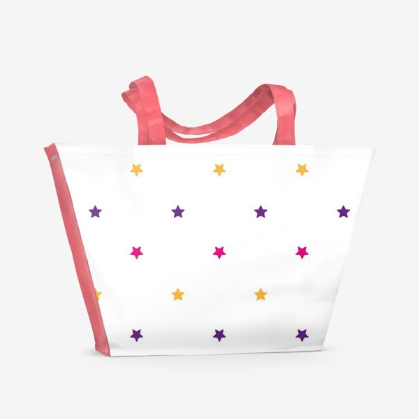 Пляжная сумка «Разноцветные звезды»