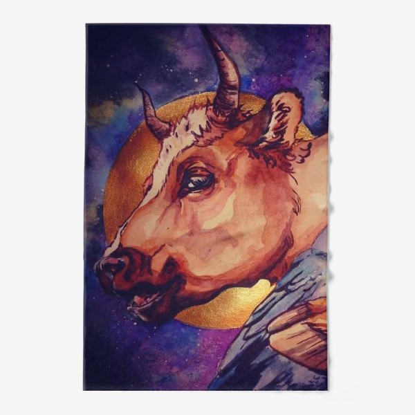 Полотенце «Космическая корова»