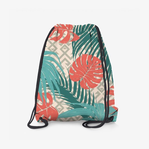 Рюкзак «тропики и геометрия»