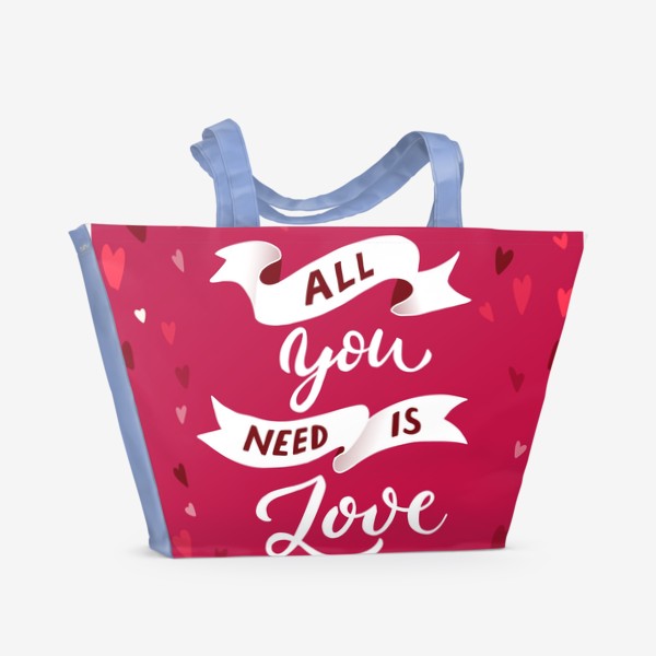 Пляжная сумка «All you need is love»