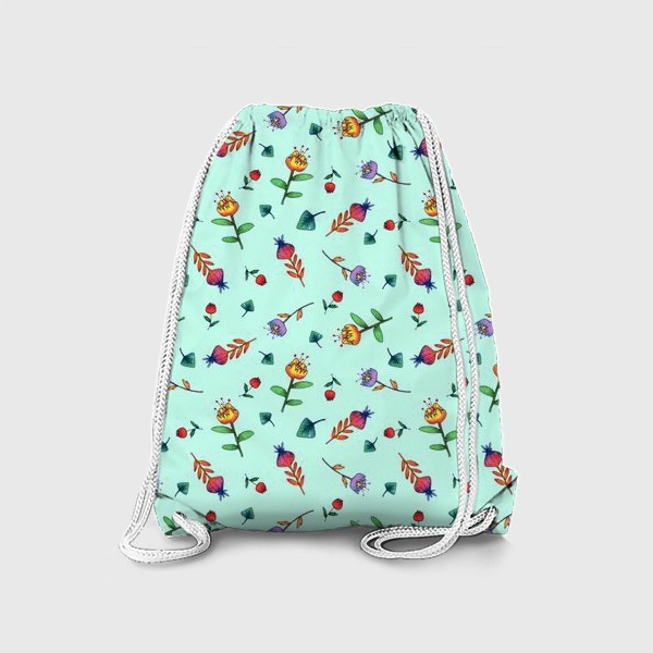 Рюкзак «Весенние цветы паттерн»