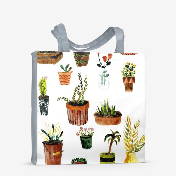 Сумка-шоппер «Комнатные растения»