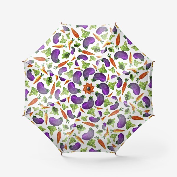 Зонт «овощной принт»