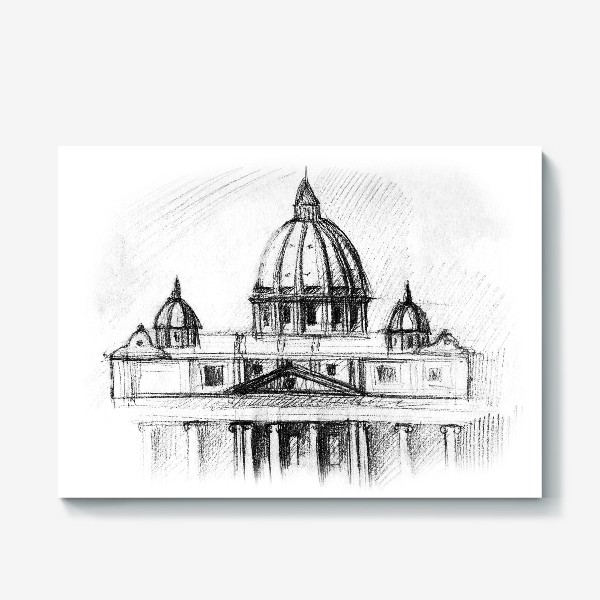 Холст «Собор святого Петра в Риме»