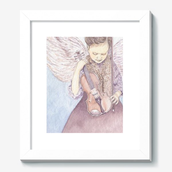Картина &laquo;Девочка-Ангел со скрипкой&raquo;